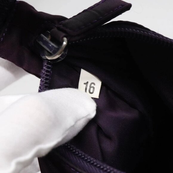PRADA Accessory Pouch Nylon Purple - Picture 14 of 15